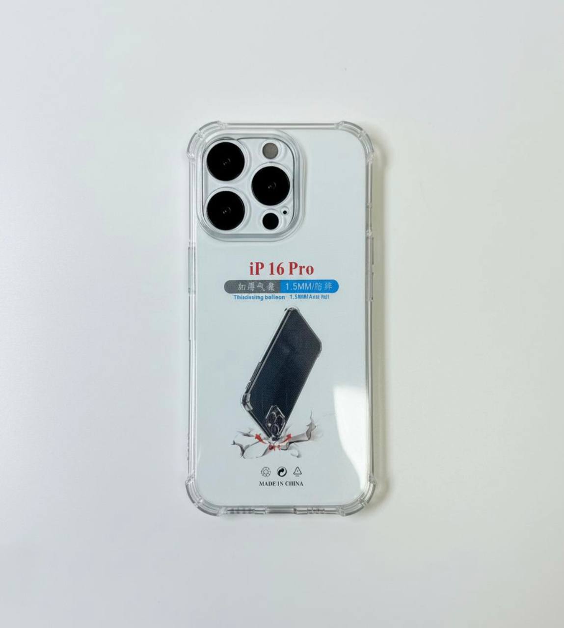 Прозрачный силиконовый чехол 1,5 мм фото 1